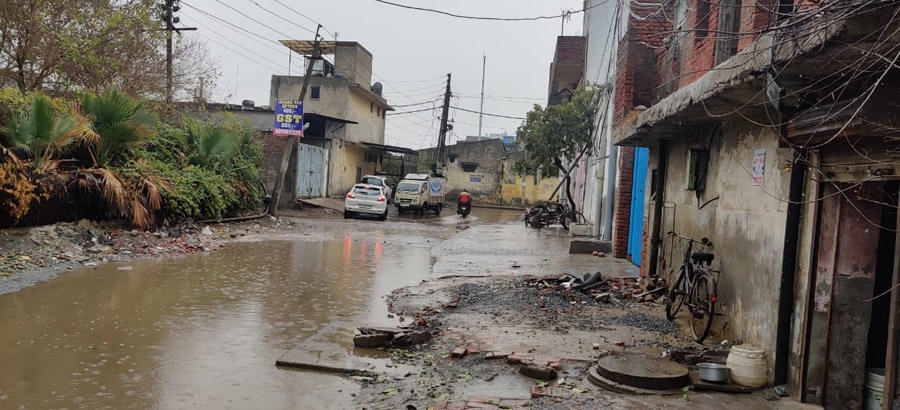  Rohtak industrial area deteriorated due to rain, business upset