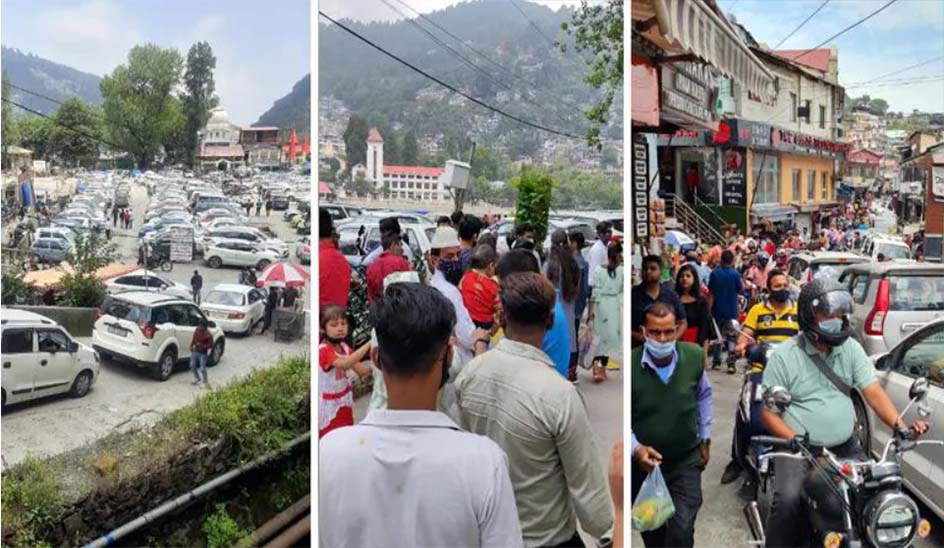 8,000 tourists deported by people visiting popular tourist destinations like Nainital and Mussoorie