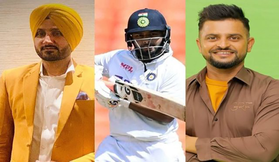 Harbhajan Singh, Suresh Raina react amid Rishabh Pant's positive report of Kovid-19