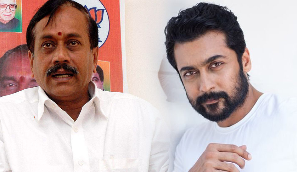 Tamil Nadu BJP leader H Raja criticizes actor Suriya on Twitter, 'Jai Bheem' star 'Like' the tweet