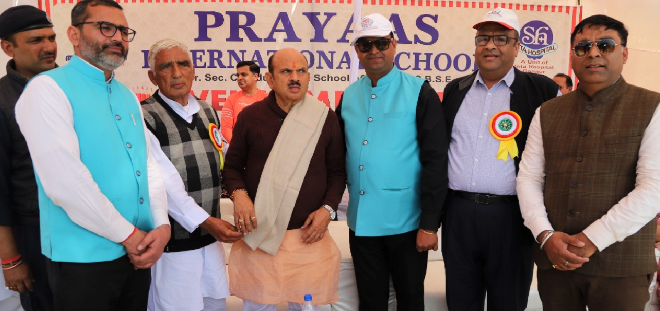 Sonepat: MP honored the winners of the sports festival of Prayas