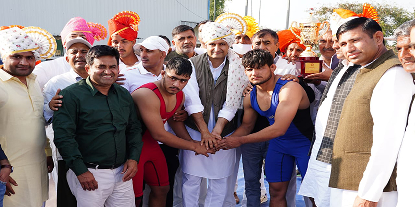 Deependra Hooda's visit to Sonipat: Our players are waving the flag of victory in international competitions due to the sports policy made by the Hooda government