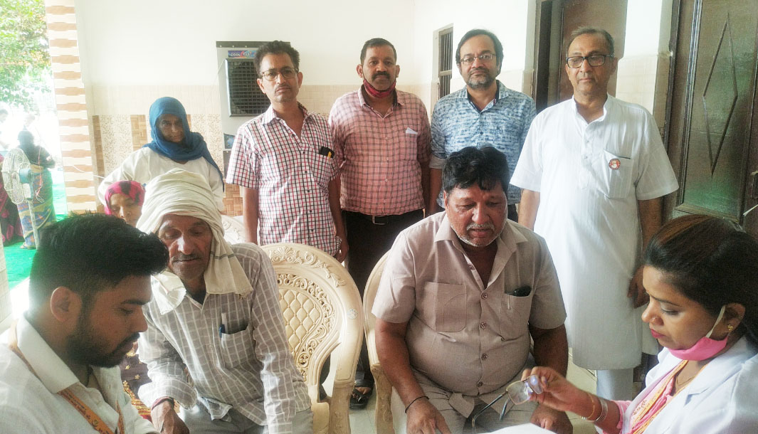Sonipat: 750 checked in health checkup camp on behalf of Jain society