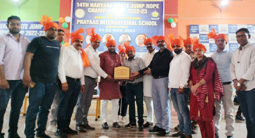 Sonipat: Haryana Jump-Rope Championship begins at Prayas International