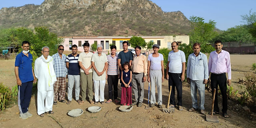 Today's positive news: Jangid Brahmin Hostel Ganeshpura Dausa took part in Shramdan program on the occasion of World Environment Day