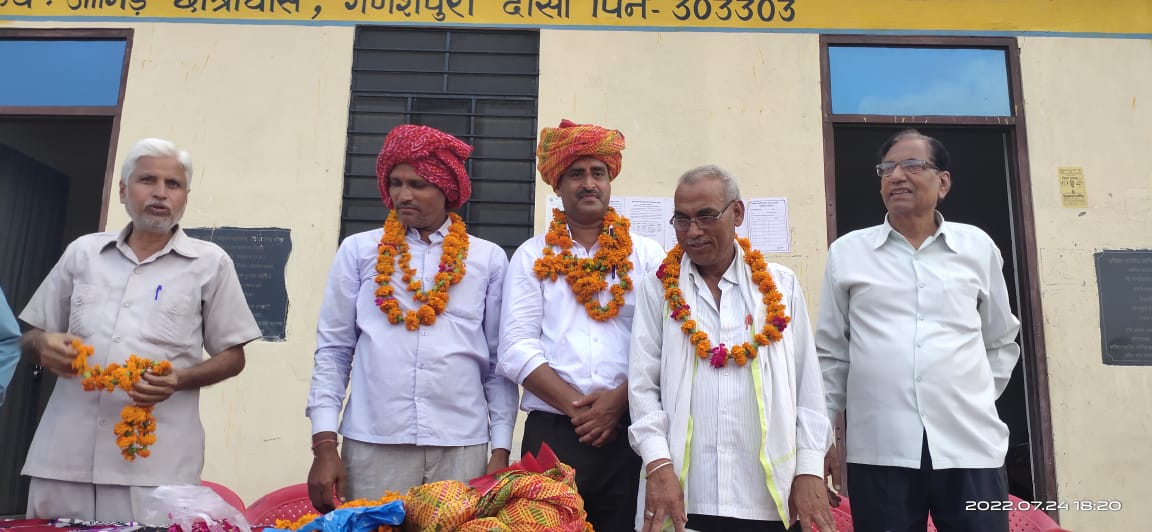 Dausa: Kailash Chandra Jangid became the district president of All India Jangid Brahmin Mahasabha