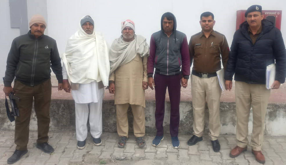 Sonepat: Three accused arrested and sent to jail