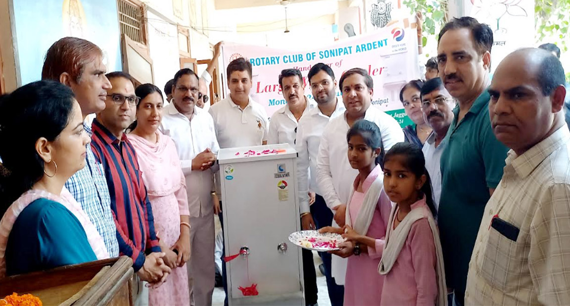 Happy Birthday: Lalit Panwar gifts water coolers to students on his birthday