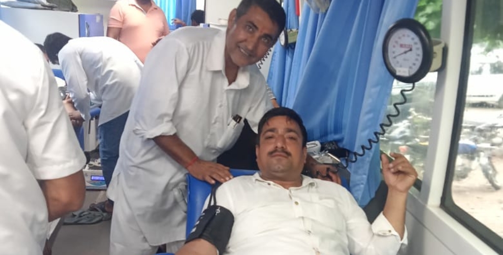 Sonepat: Blood donation camp organized in honor of martyrs