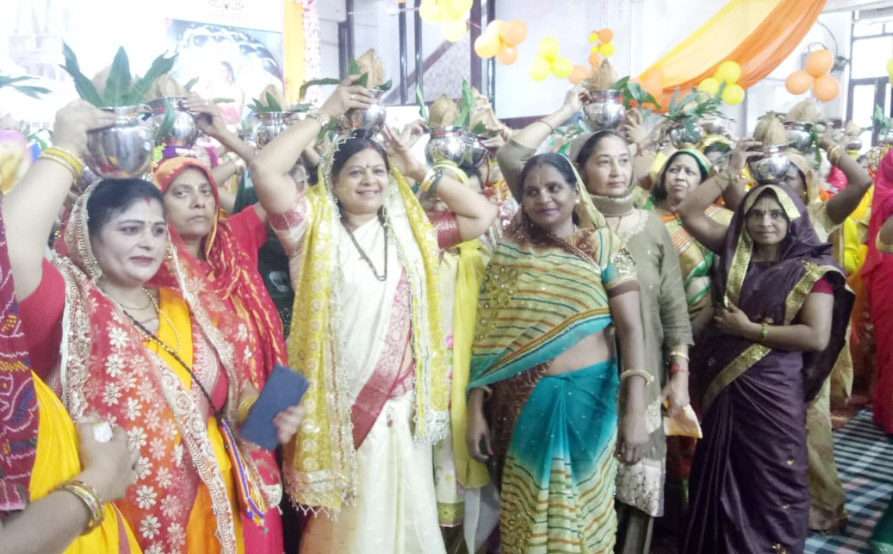 Sonipat: Former minister Kavita Jain launches Kalash Yatra from Mission Chowk