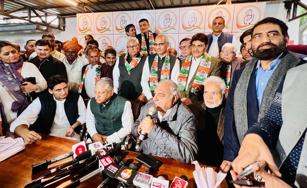 Big blow to BJP-JJP in Haryana: Congress government being formed in 2024, a glimpse of which was shown by the people of the state in Pundri, Sirsa, Safidon - Bhupendra Hooda