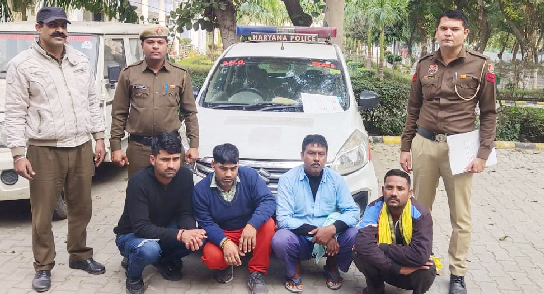 Sonipat: Four arrested for smuggling illicit liquor in ambulance