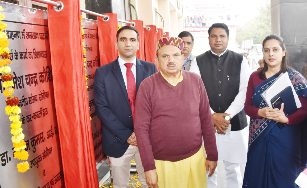Sonipat: MP laid the foundation stone of development works worth crores of rupees