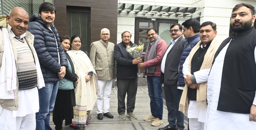 Sonipat: Sonipat councilors thanked MLA Surendra Panwar for legalizing the illegal colony.