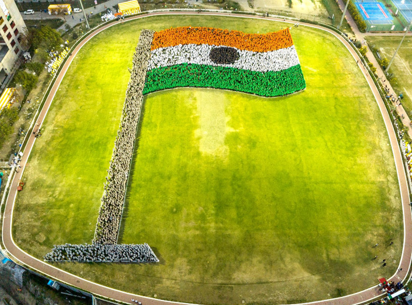 Sonipat: Man creates new Guinness World Records for waving the national flag