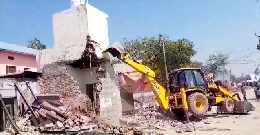 Sonipat: House demolished due to obstruction in construction of drain