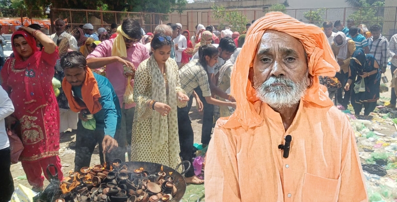 Sonipat: Two lakh devotees from five states reached Baba Zinda Dham.