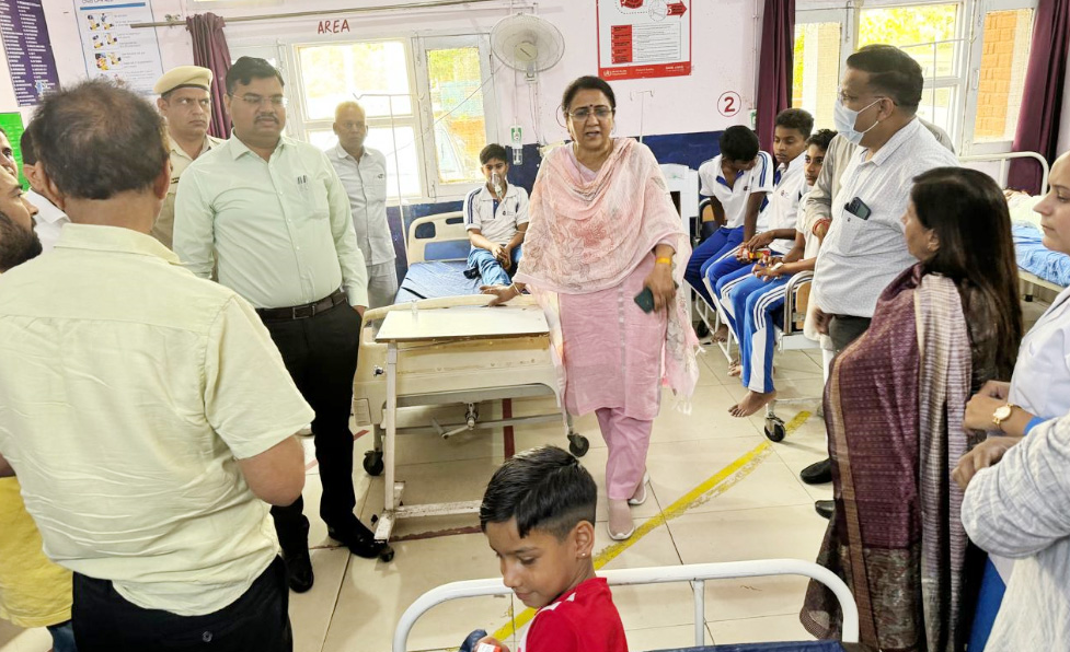 Sonipat: 28 students fall ill in private school due to pesticide spray