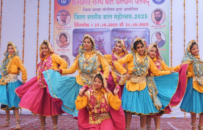 The talent of 410 children spreads creative brilliance in the Children's Festival