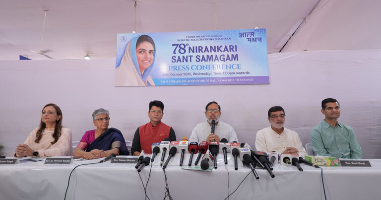 78th Annual Nirankari Sant Samagam: Nirankari Samagam becomes heavenly city, 10 lakh devotees will come