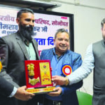 Mountaineer Ajay Chauhan honored at the talent award ceremony