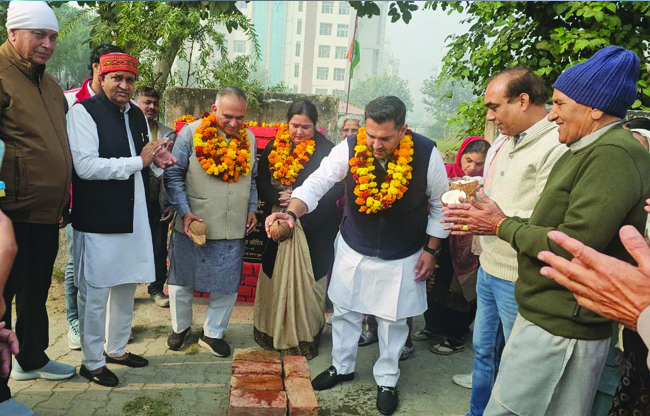 Inaugurated development works worth Rs 2.33 crore: MLA Madan