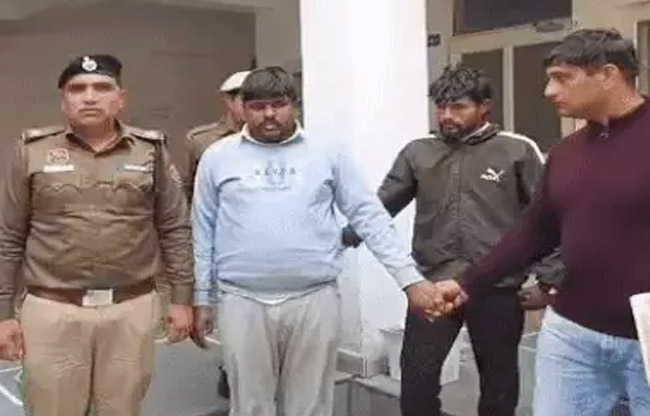The accused who staged the kidnapping drama in the straw trolley fire incident was arrested.