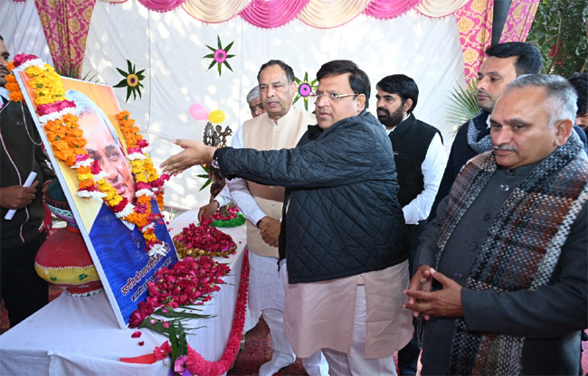 Atal's life was a symbol of national service and good governance: Vipul Goyal