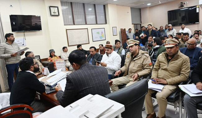 Administrative preparations for Chief Minister Nayab Singh Saini Kharkhoda Vikas Rally