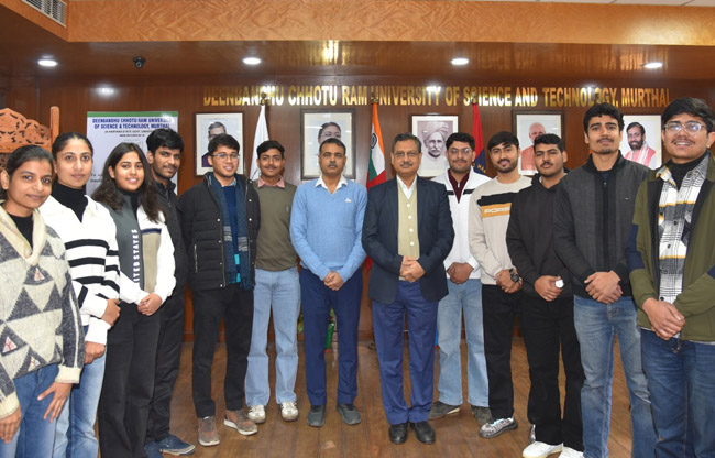 Sonepat: Six students of DCRUST Murthal selected in prestigious company