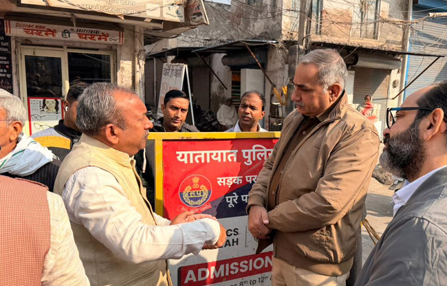 Police-trader joint meeting held in Sonipat for traffic improvement