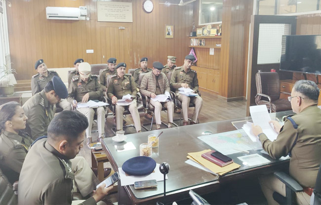 Police held a strict review meeting on Operation Hotspot Domination.