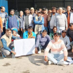 Protest demanding to stop exploitation of municipal employees