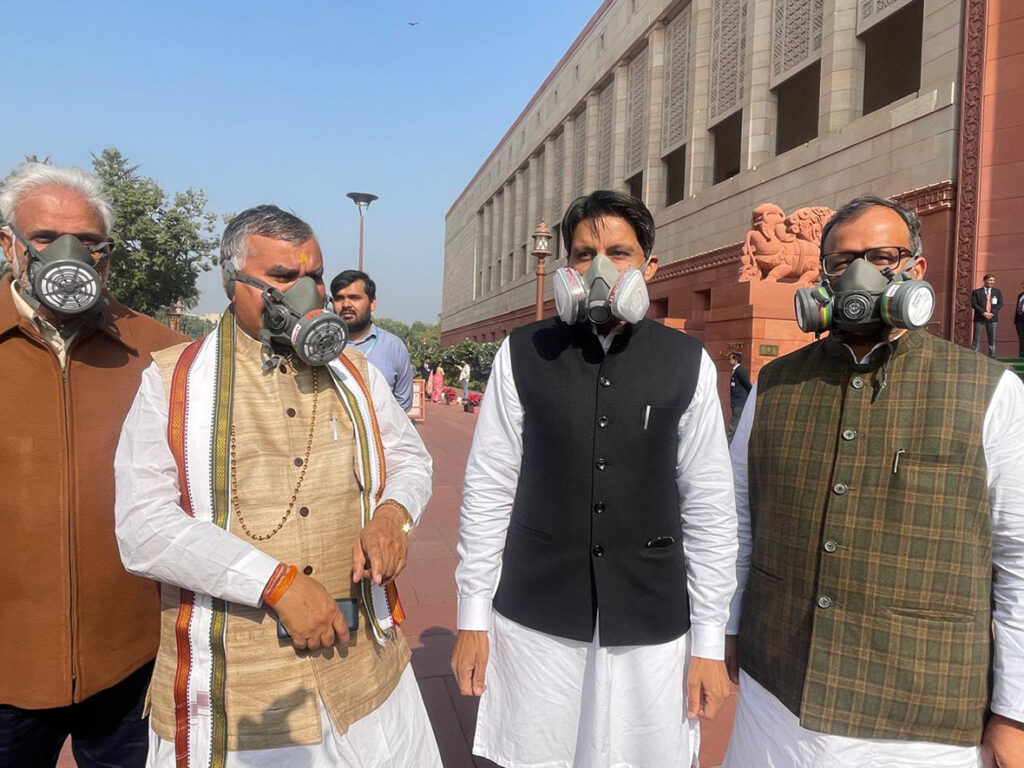 MP Deepender Hooda demands a national plan to address air pollution.