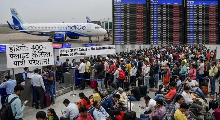 IndiGo faces severe crew shortage, cancels 391 flights for fourth consecutive day; passenger distress increases across the country