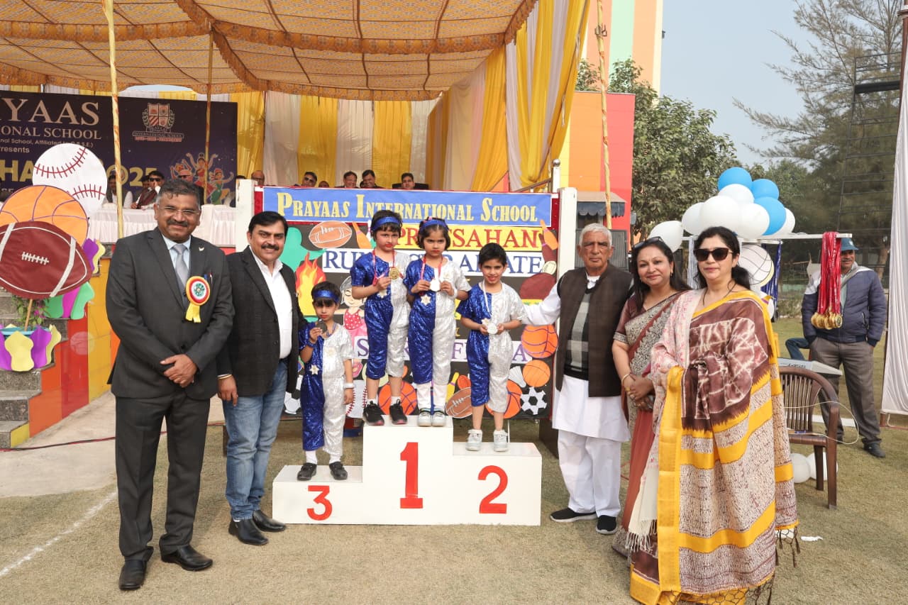 Prayas International School organised a grand celebration of 'Protsahan 2025', a wonderful confluence of sports and culture.