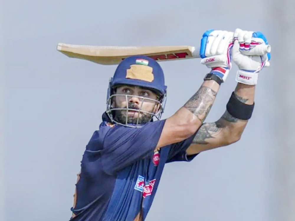 Vijay Hazare Trophy: Kohli smashes half-century, Rohit dismissed off the first ball