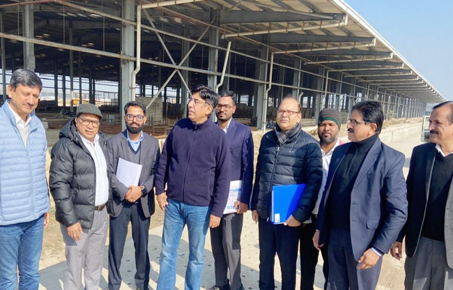 Sonepat: Gannaur International Horticulture Market project progress 60 percent complete
