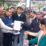 Sonipat: Employees took to the streets to protest their demands.