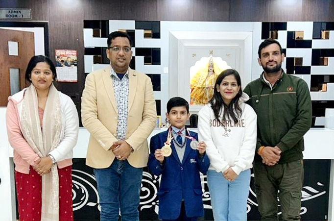 Tanishq won gold and silver in Taekwondo