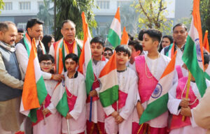 Sonipat: National flag hoisted at BJP office on Republic Day