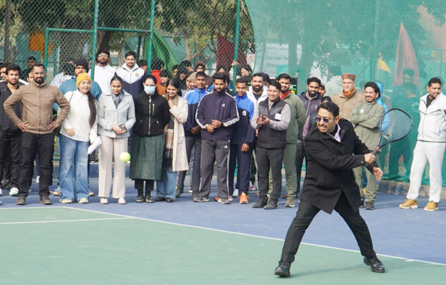 Sonepat: North Zone Men's Tennis Championship begins at Haryana Sports University