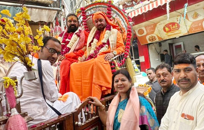 Sonipat: Ram Katha and Navchandi Maha Yagna begin with Kalash Yatra