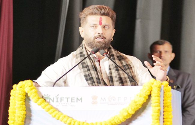 Food processing plays a crucial role in the resolution of developed India: Union Minister Chirag