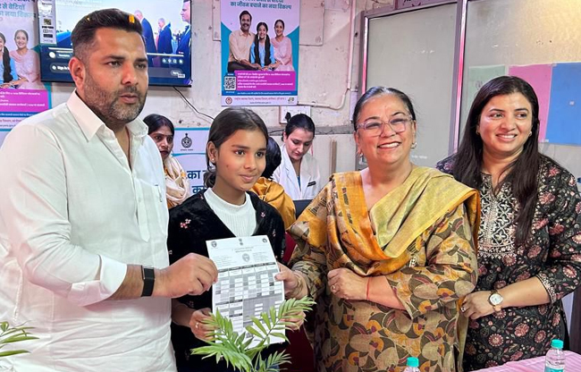 Sonipat: MLA launches cervical cancer vaccination awareness campaign