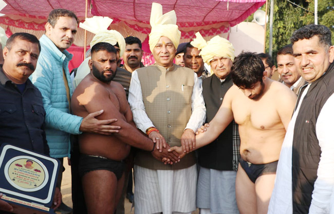 Sonipat: Encouraging talent through wrestling competition is our old tradition: Badauli