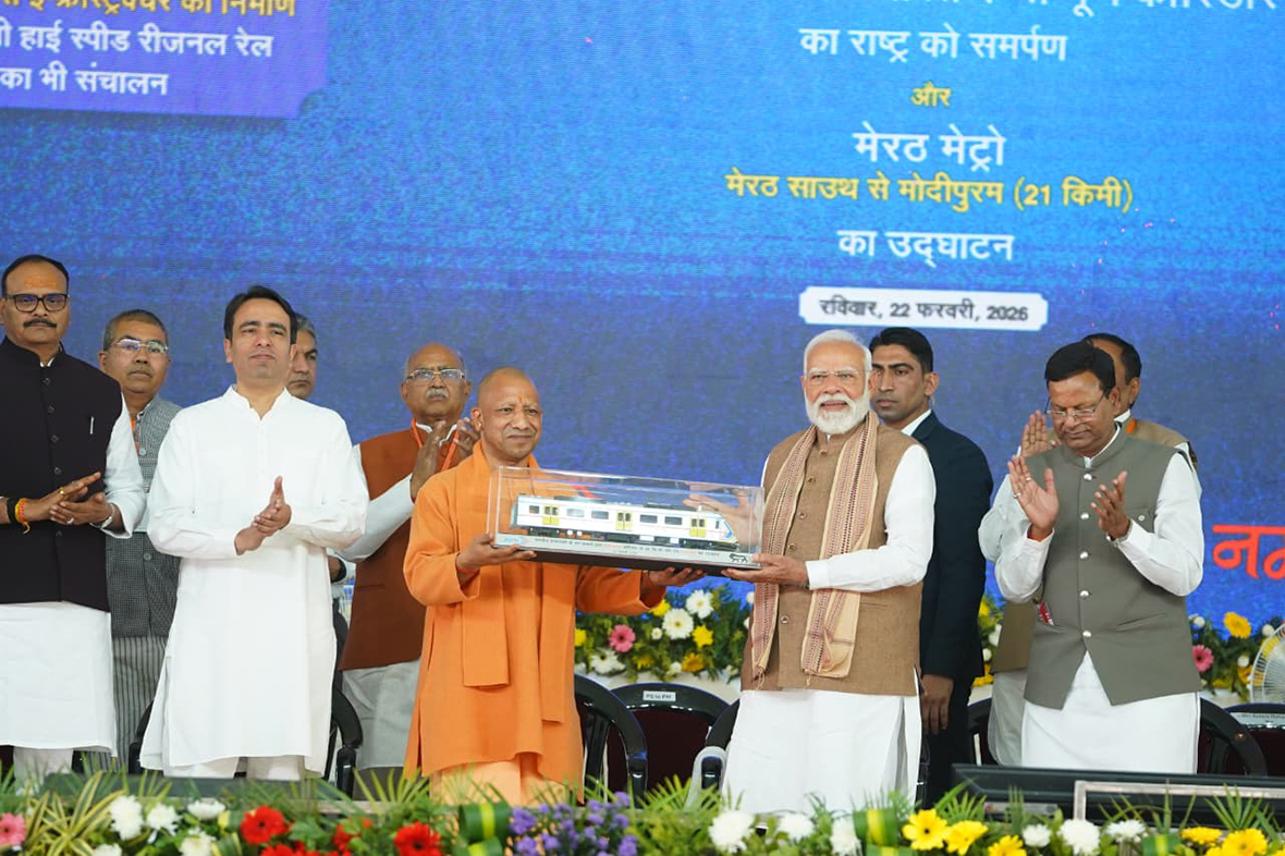 PM attacks Congress over AI Summit controversy: Metro and Rapid Rail projects launched