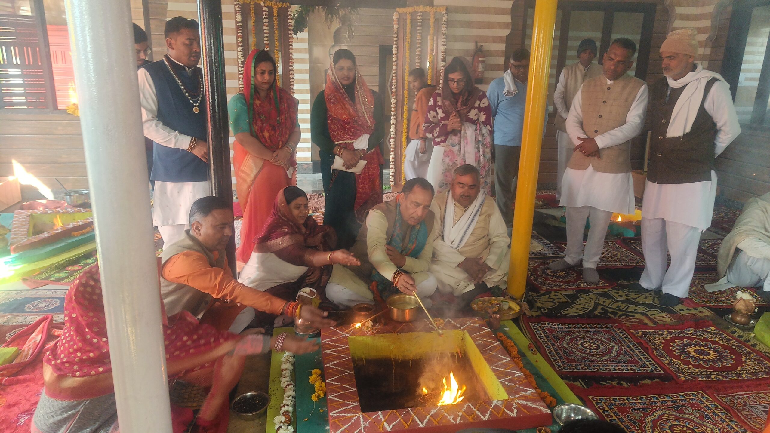 The flame of spiritual practice rose from Satkumbha, the Kalash Yatra gave the message of service and peace.