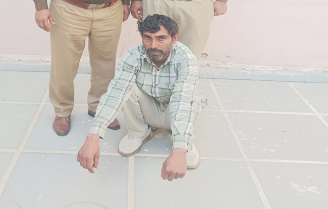 Sonipat: Criminal arrested in firing incident and 33 other cases, sent to jail