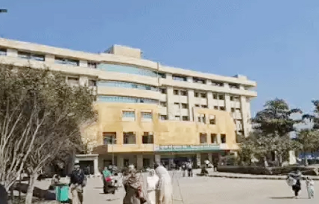 An employee returning from duty was hit by a speeding car.